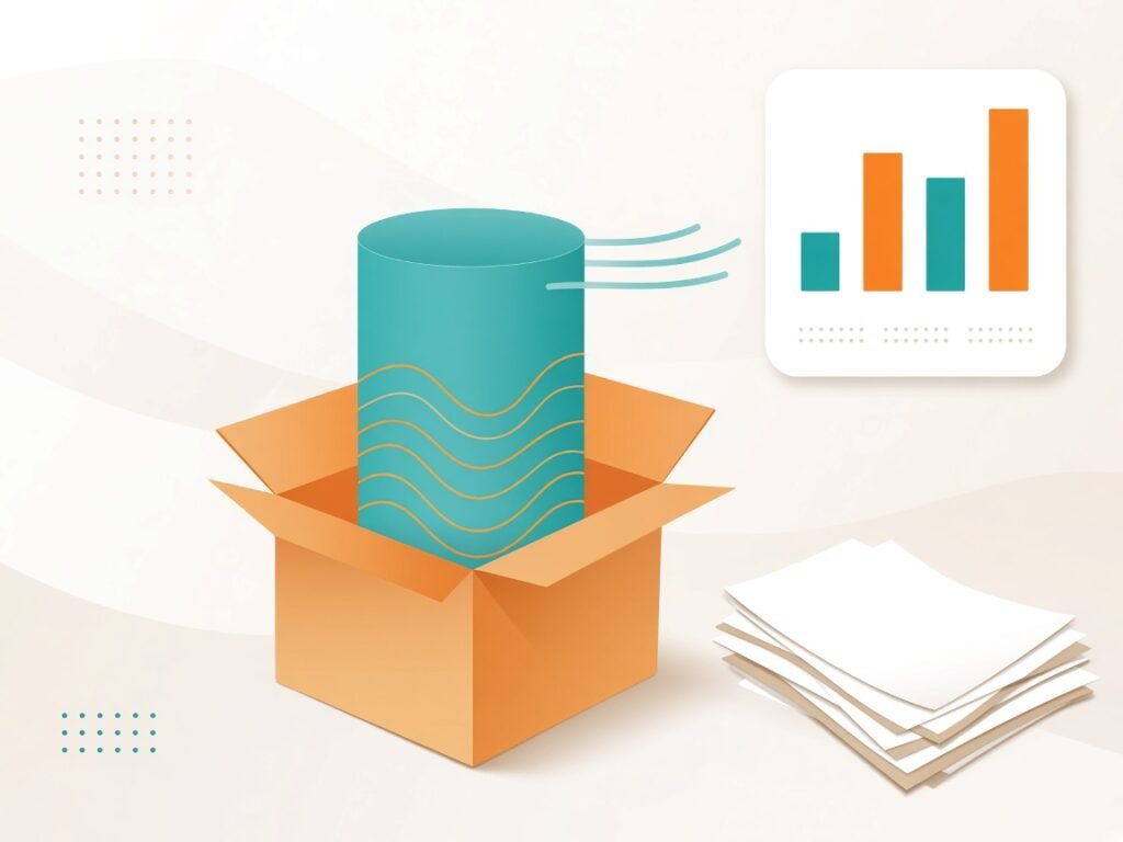 Custom food paper packaging illustration for FoodPapers.Net
