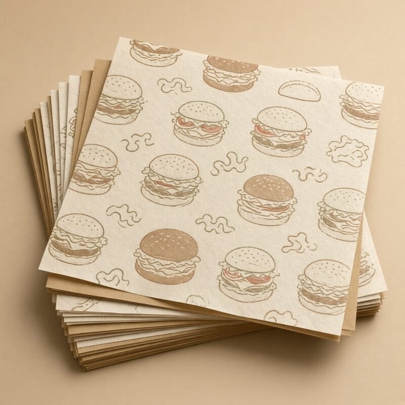 Custom Burger Paper