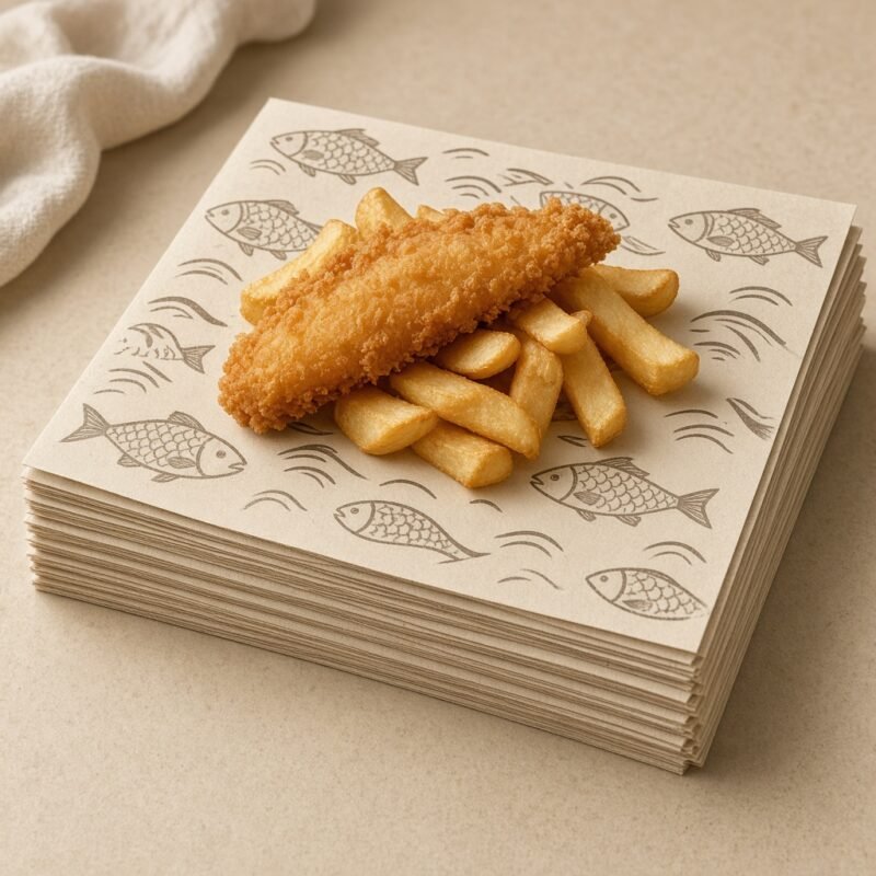 Custom Fish and Chips Paper