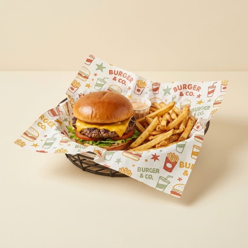 Custom Food Basket Liners