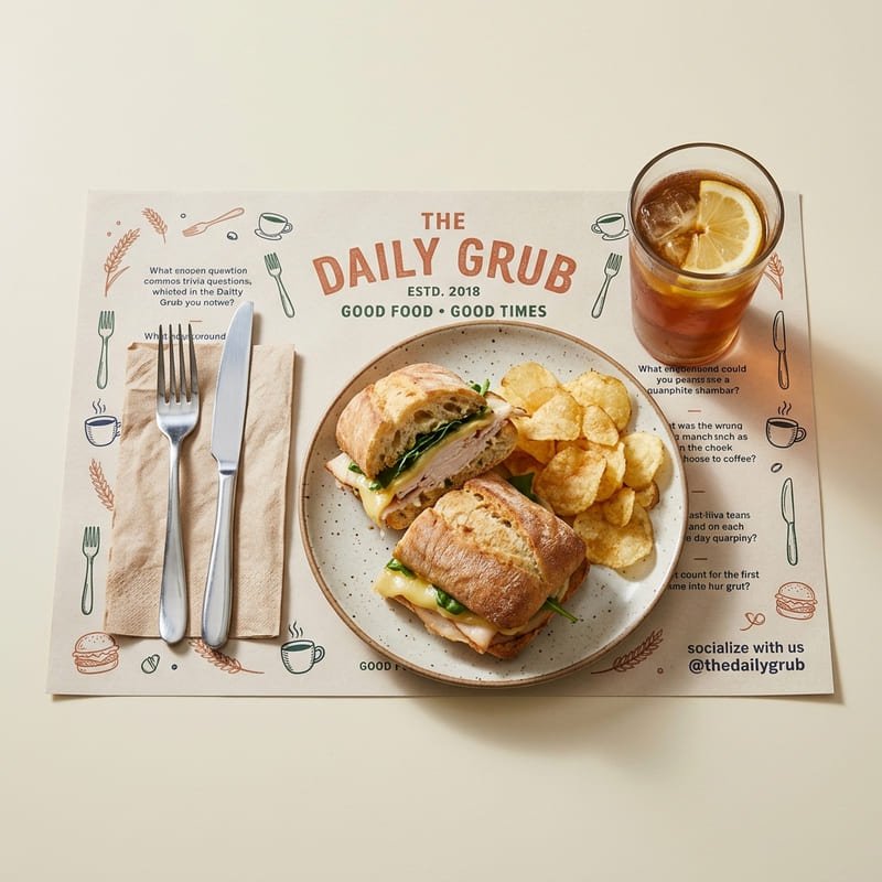 Custom Paper Placemats