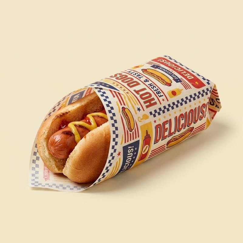 Custom Hot Dog Wrappers